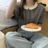 シンプルギンガムチェックシャツ