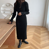 ワッシャプリーツワンピース