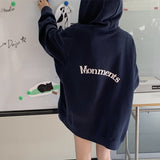 "Monments"ZIPフーディー