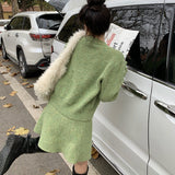 ワッフルカーディガンセットアップ