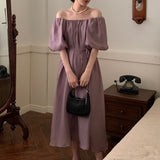 オフショルダーワンピース