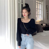 ボリュームスリーブ大人ニット