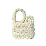 【7色展開】もこもこ手編みショルダーバッグ