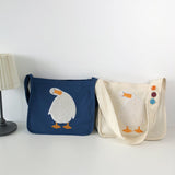 アヒルワッペンスクールバッグ