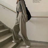 クロップドジャケットセットアップ