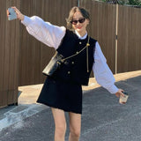 ツイード風オータムセットアップ