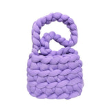 【7色展開】もこもこ手編みショルダーバッグ