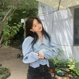 ショートデニムトップス/ジャケット