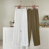 カラーストレートパンツ