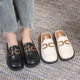 チェーンベルトミュールローファー