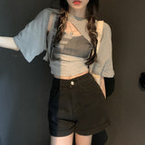 アシメデザイン半袖Tシャツ