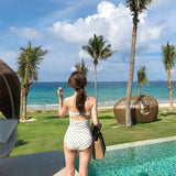 フリル ドットワンピース水着