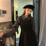 チェックショートシャツワンピースセット