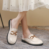 チェーンベルトミュールローファー