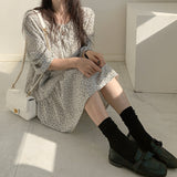 ルーズフローラルワンピース