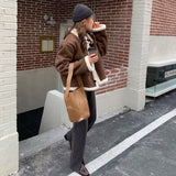 ボアスエードジャケット