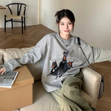 ドーベルマンデザイン薄手スウェット