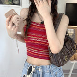 カラーボーダーキャミソール