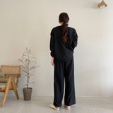 センタープレススウェットセットアップ