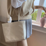 菱柄バケットバッグ