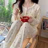 3点セット小花柄ルームウェア