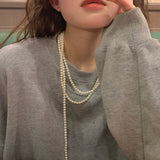 デザインパールネックレス