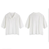 ポロ襟サマーニット