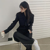 クロップドジャケットセットアップ