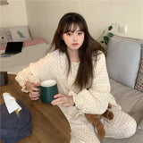 ゆったりドットルームウェア