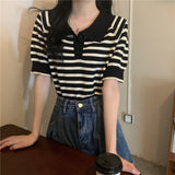 ボーダーポロシャツ