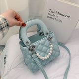 スクエアキルティングミニバッグ