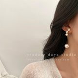 バックロングパールピアス