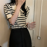 ボーダーポロシャツ