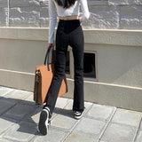 センターラインスリットデニム