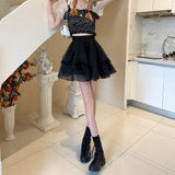 オーガンジーフレアスカート