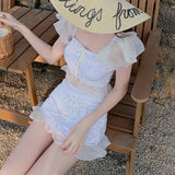 ハイウエストギャザースイムウェア