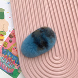 ふわふわリアルファーヘアクリップ