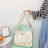 アヒルワッペンスクールバッグ