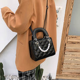 スクエアキルティングミニバッグ