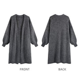 シンプルロングカーディガン/コート