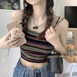 カラーボーダーキャミソール