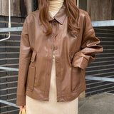 オータムレザージャケット