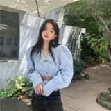 ショートデニムトップス/ジャケット