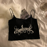 カップ付きロゴキャミソール