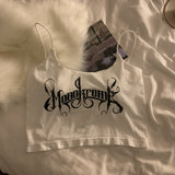 カップ付きロゴキャミソール