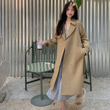 ダブルロングスプリングコート