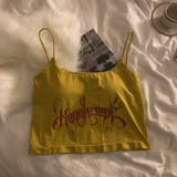 カップ付きロゴキャミソール