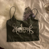 カップ付きロゴキャミソール