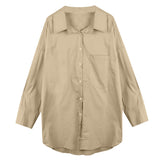 カラーオーバーシャツ