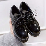 厚底レトロローファー